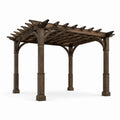 Pérgola de Madera Marrón 300x300x240 cm